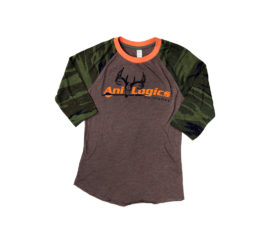 ani-logics womens 3qtr camo shirt