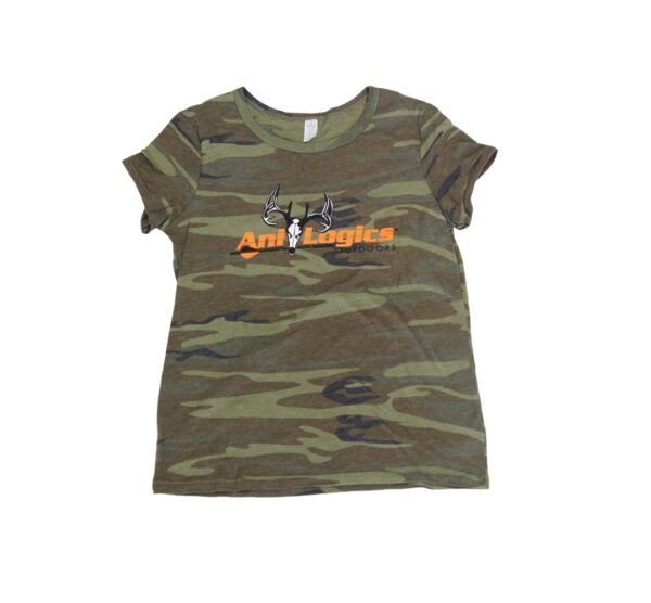 ani-logics womens camo tshirt