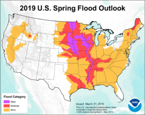 2019 Spring Flood Map