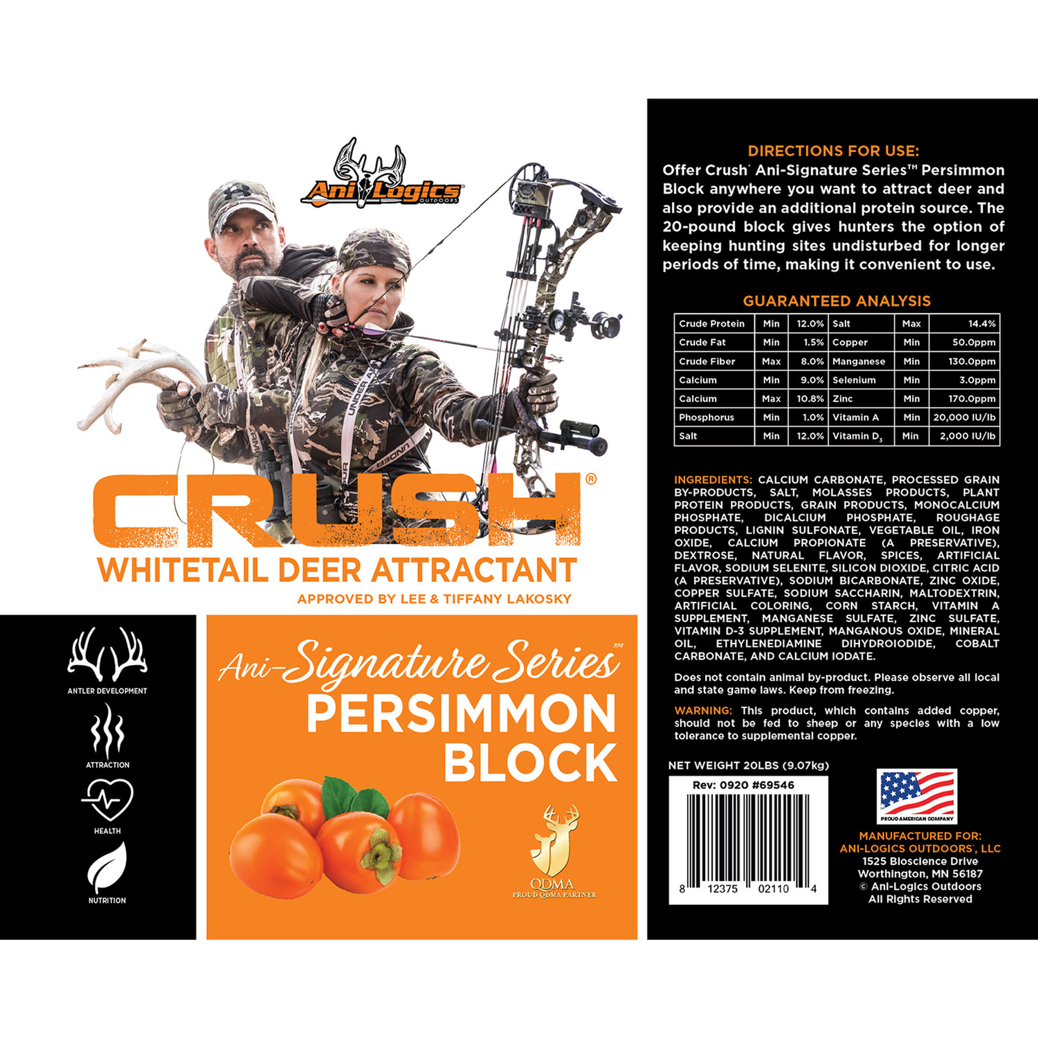 CRUSH Persimmon Block information