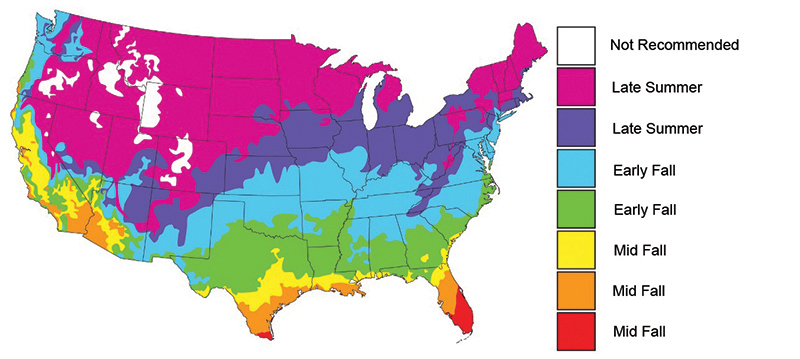 When to Plant Map-Amazin' Grains