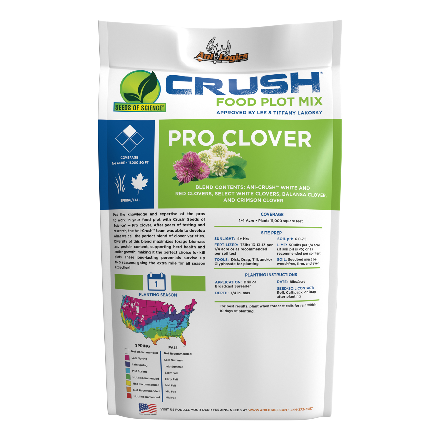 Pro Clover blend bag - back