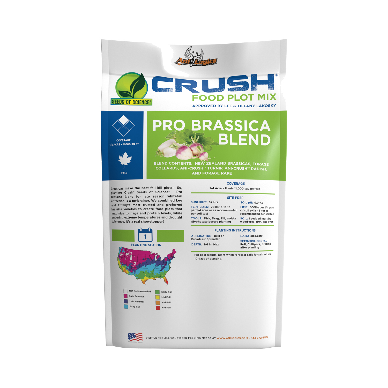 CRUSH Pro Brassica Blend bag - back