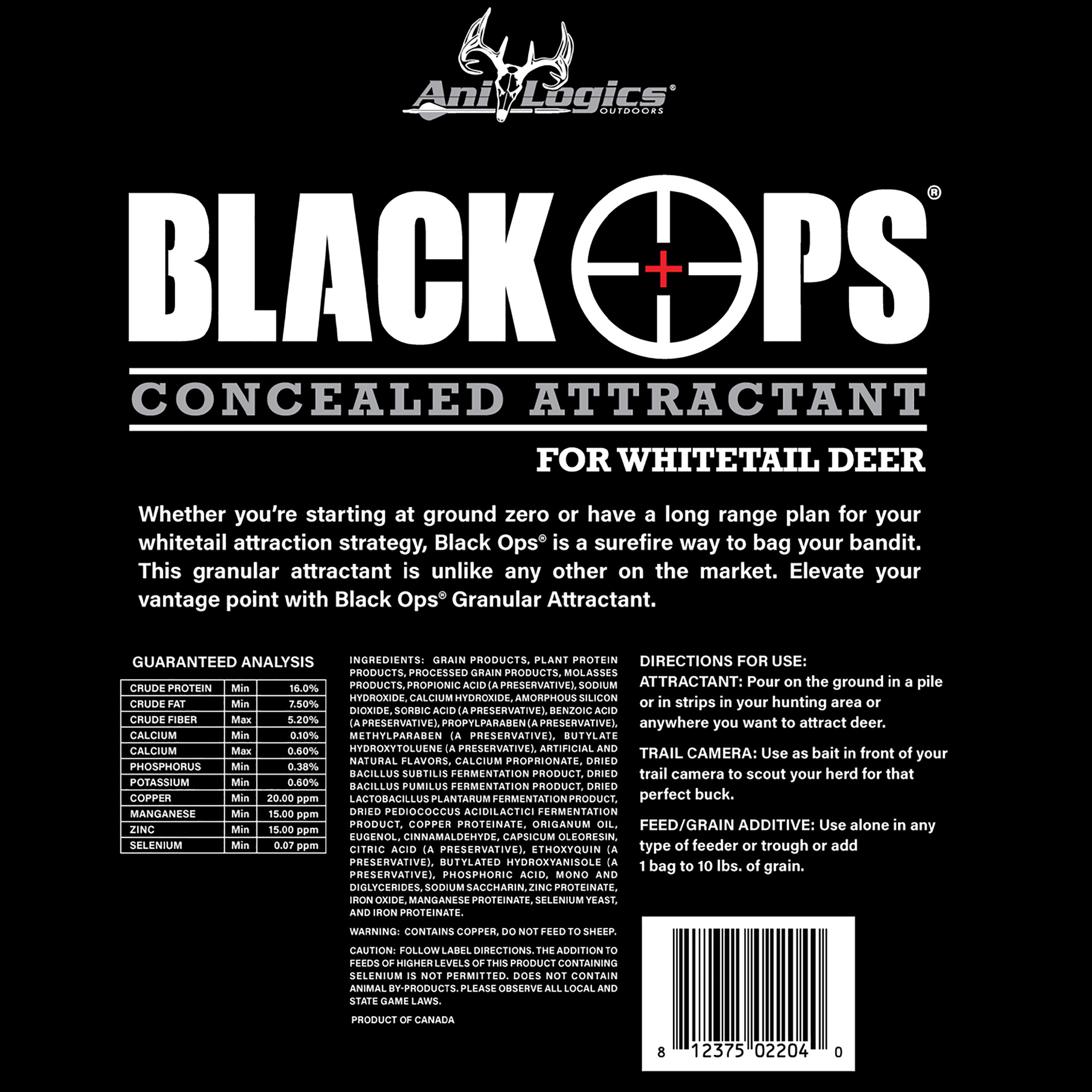 Black Ops Granular Deer Attractant