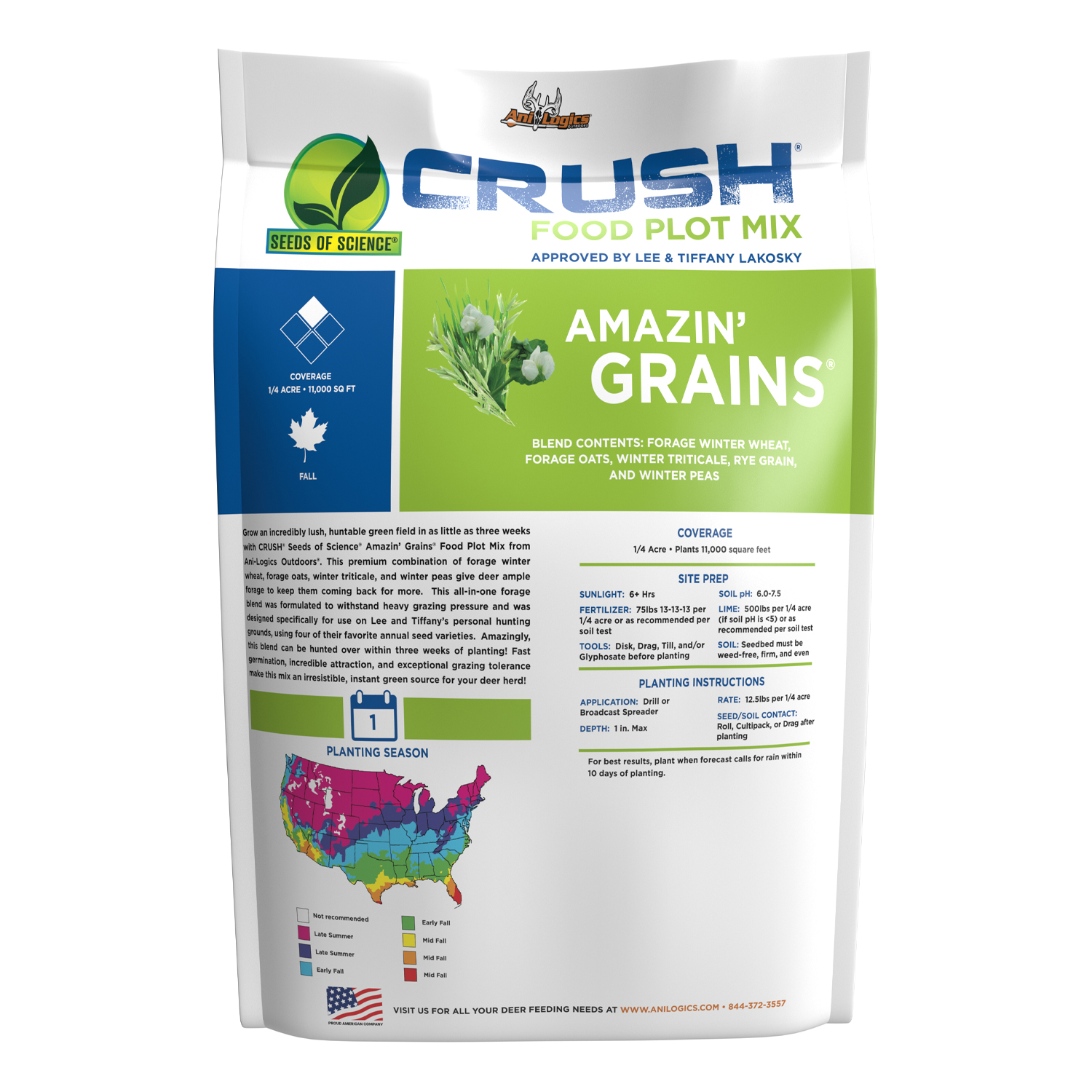 CRUSH Amazin' Grains bag - back