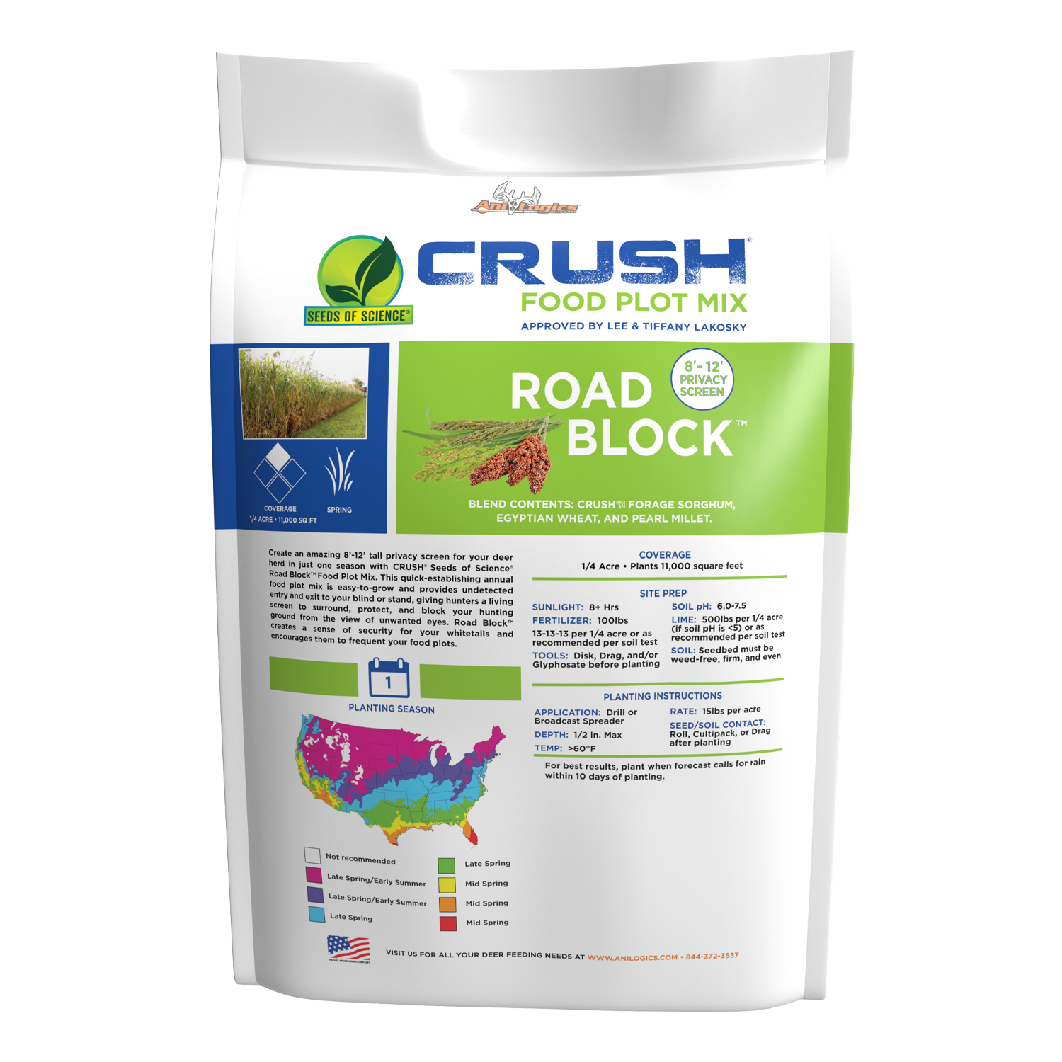 CRUSH Road Block bag - back