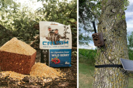 CRUSH Wild Berry Block and Granular + trail camera positioning