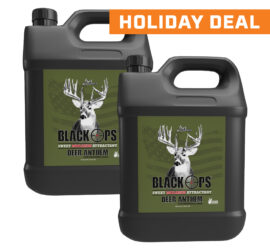 Holiday Deal: Black Ops Deer Anthem Liquid Molasses Attractant - 2 jugs for the price of 1