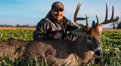 Tim Neuman with deer Bogtrotter