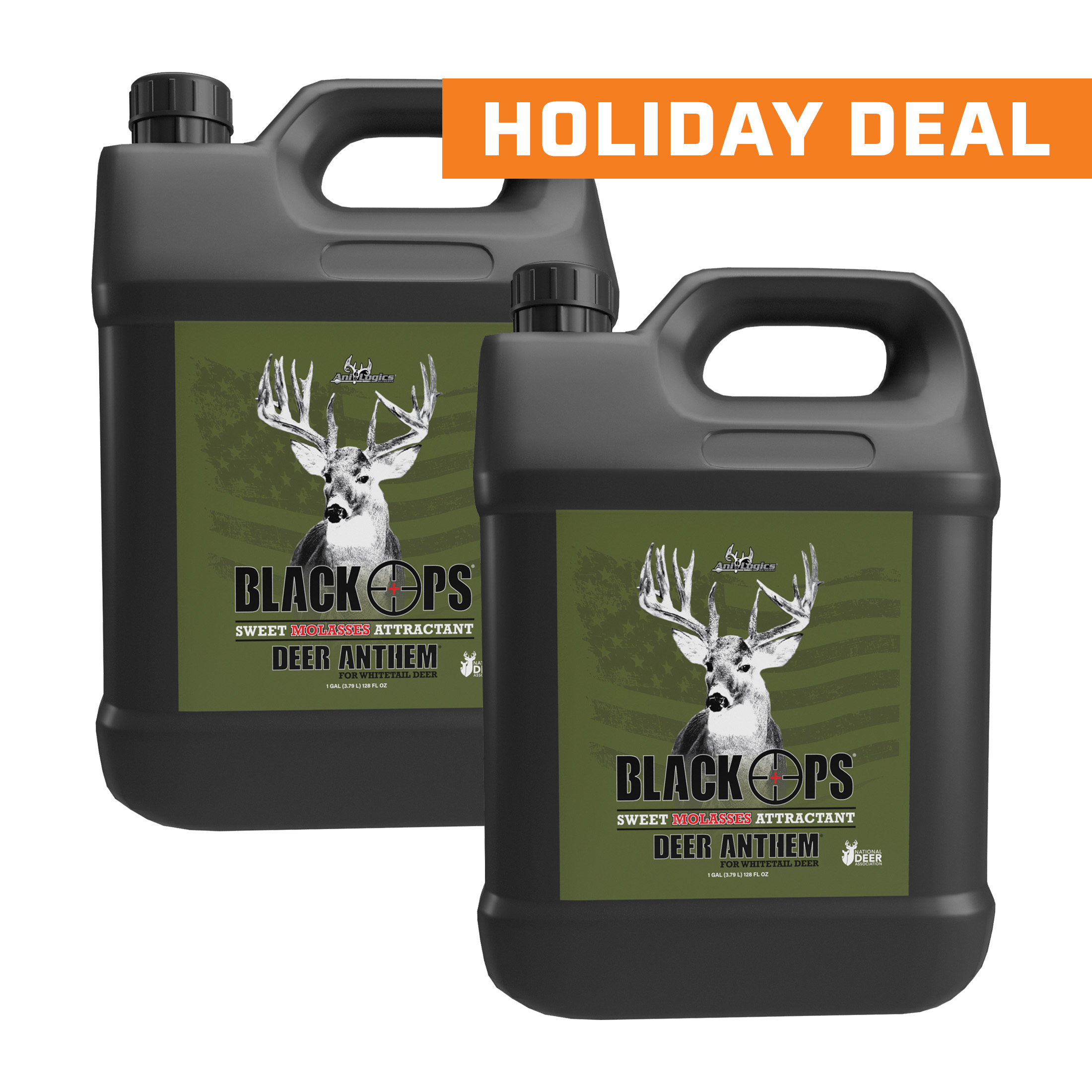 Holiday Deal: Black Ops Deer Anthem Liquid Molasses Attractant - 2 jugs for the price of 1