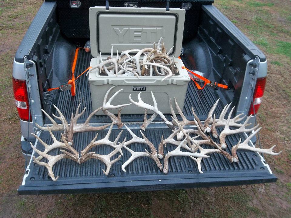 Shed pile in truck