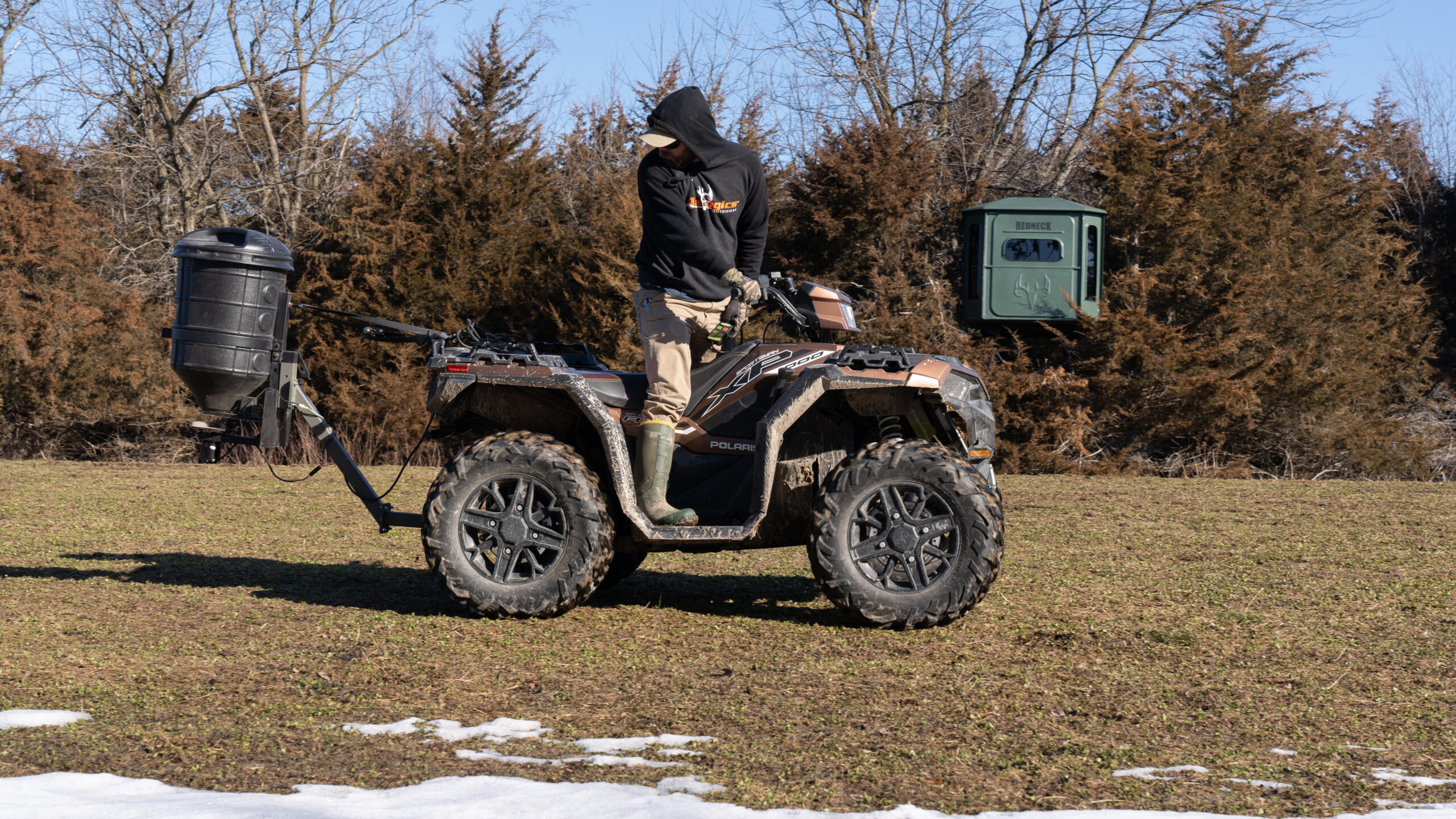 Frost seeding from an ATV